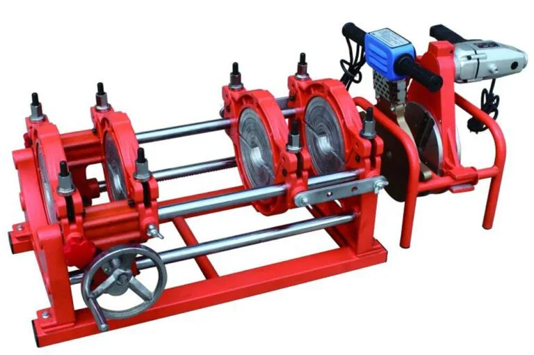 Mesin Las Pipa HDPE dengan Tuas Pemutar Manual